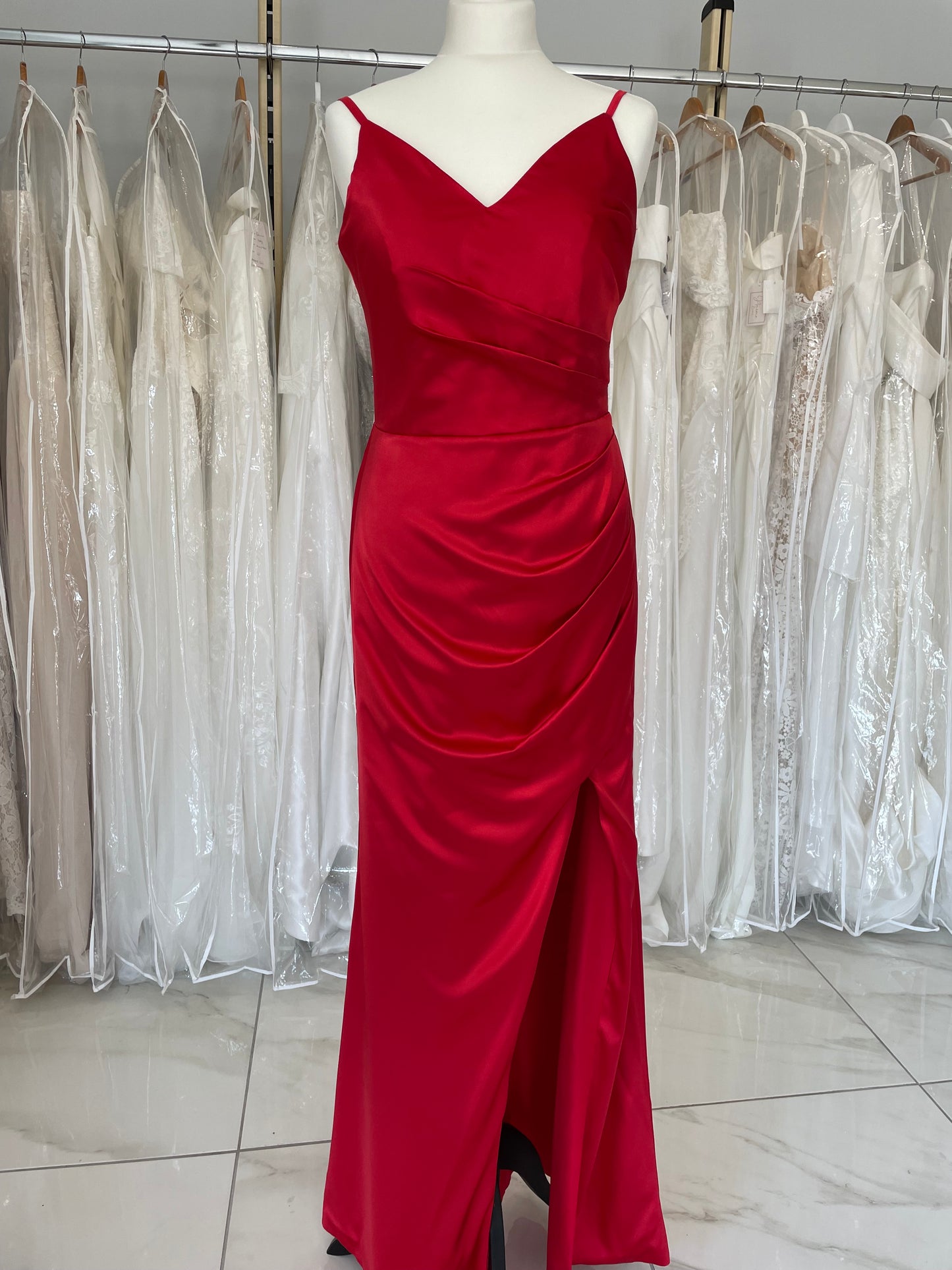 Prom Aniyah Cherry Red UK 14