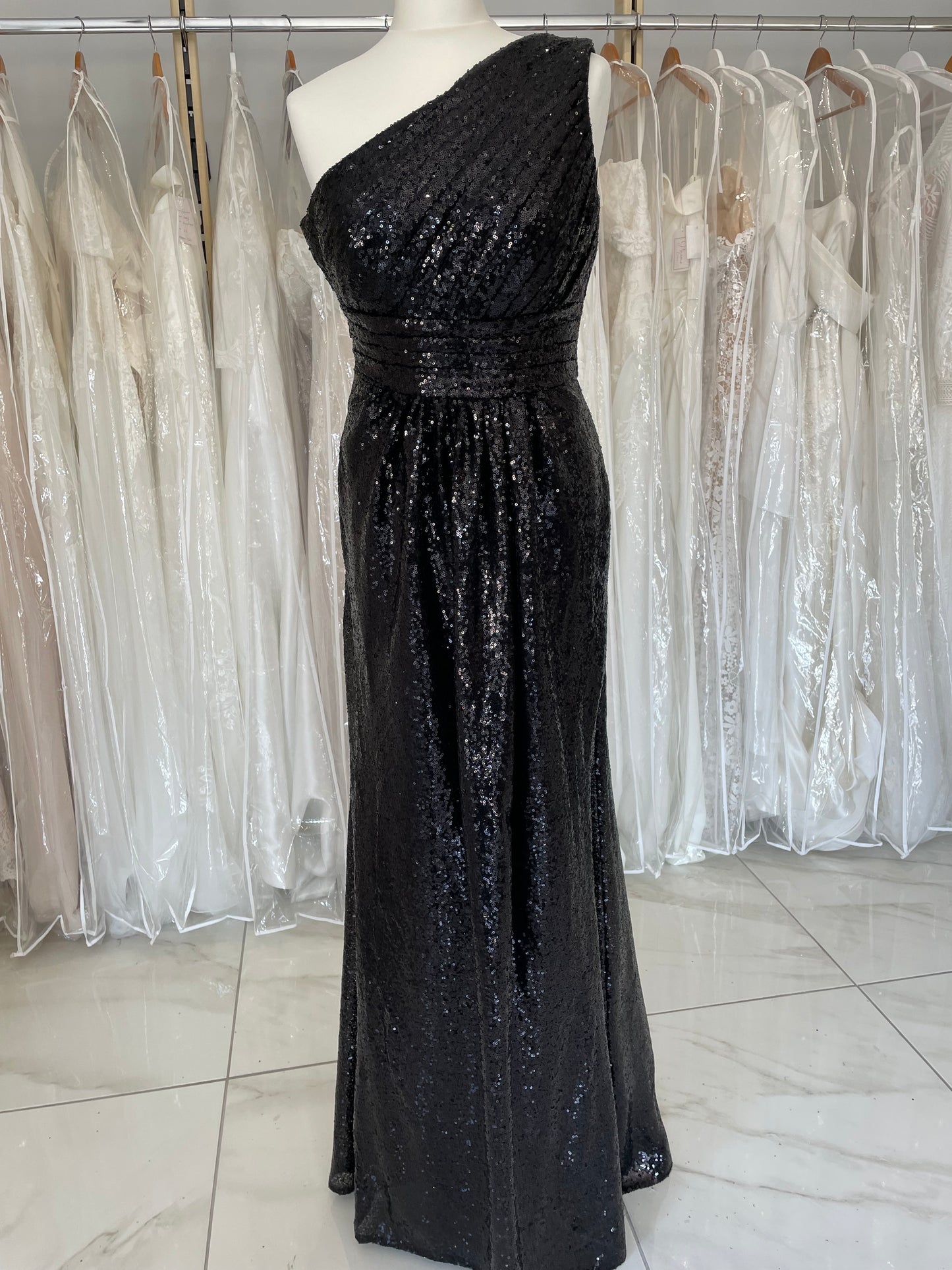 Prom Bailey Black Sequin UK 10