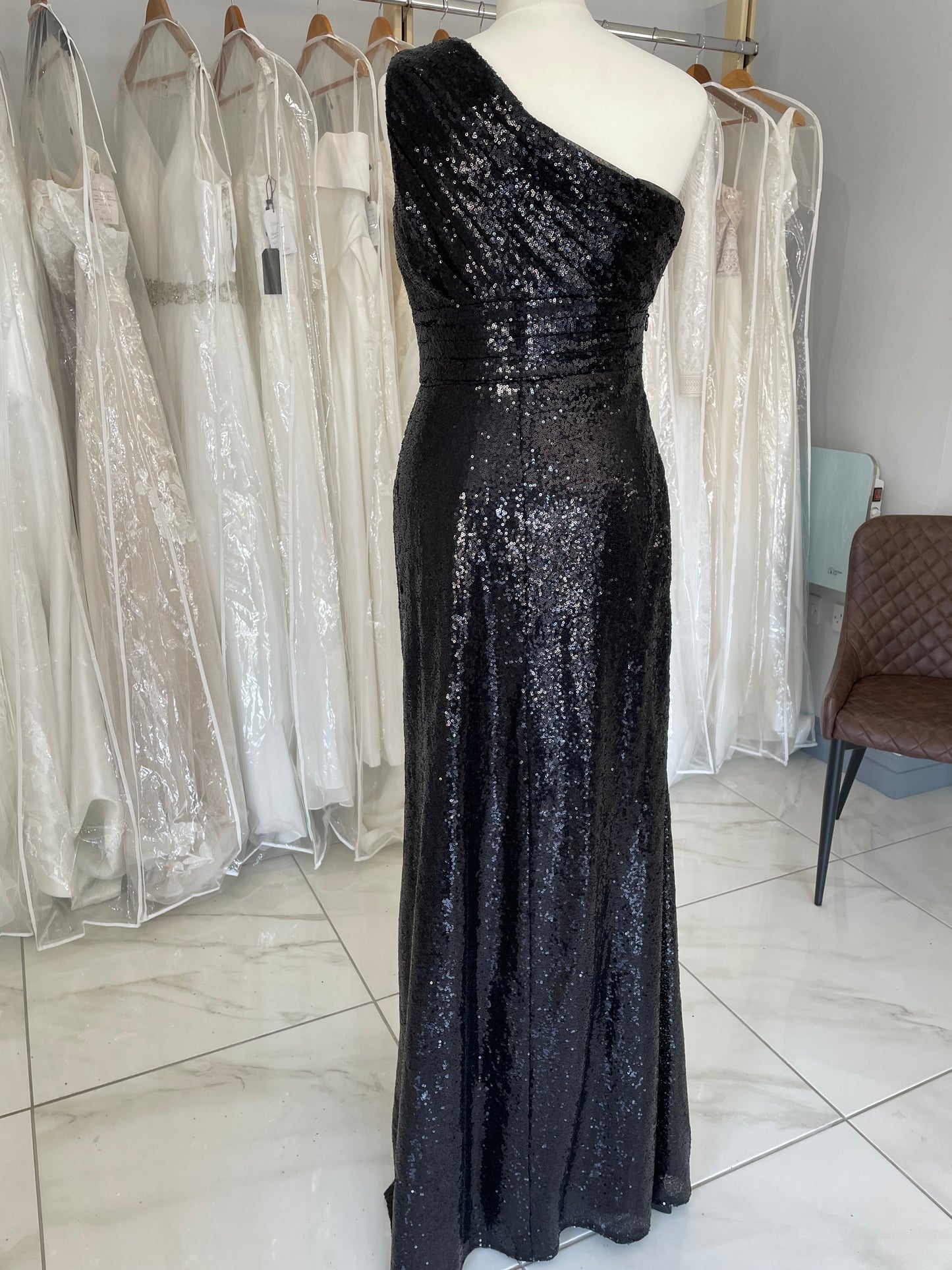 Prom Bailey Black Sequin UK 10