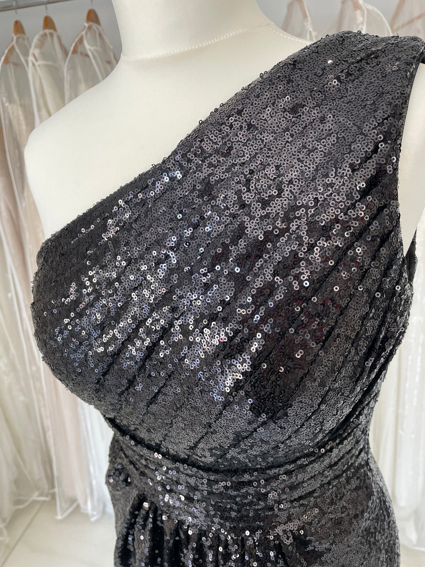 Prom Bailey Black Sequin UK 10