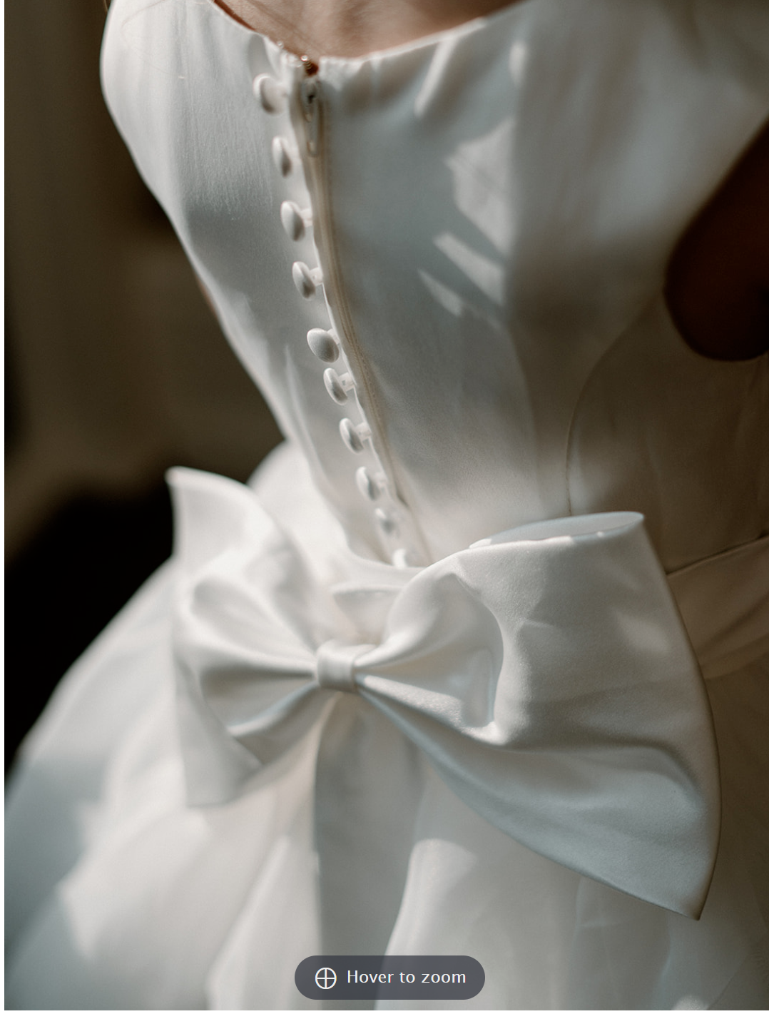 Marie - Classic Flowergirl dress with Satin Bodice, Tulle Skirt with Bow