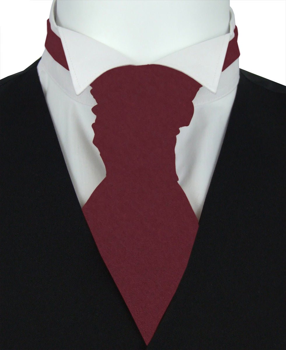 Burgundy Boys Wedding Cravat