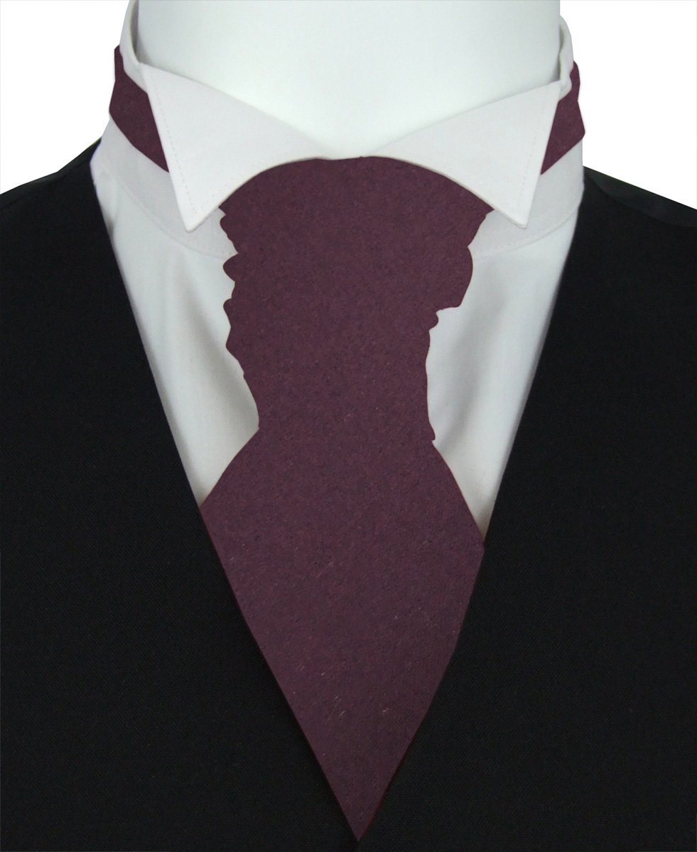 Plum Boys Wedding Cravat