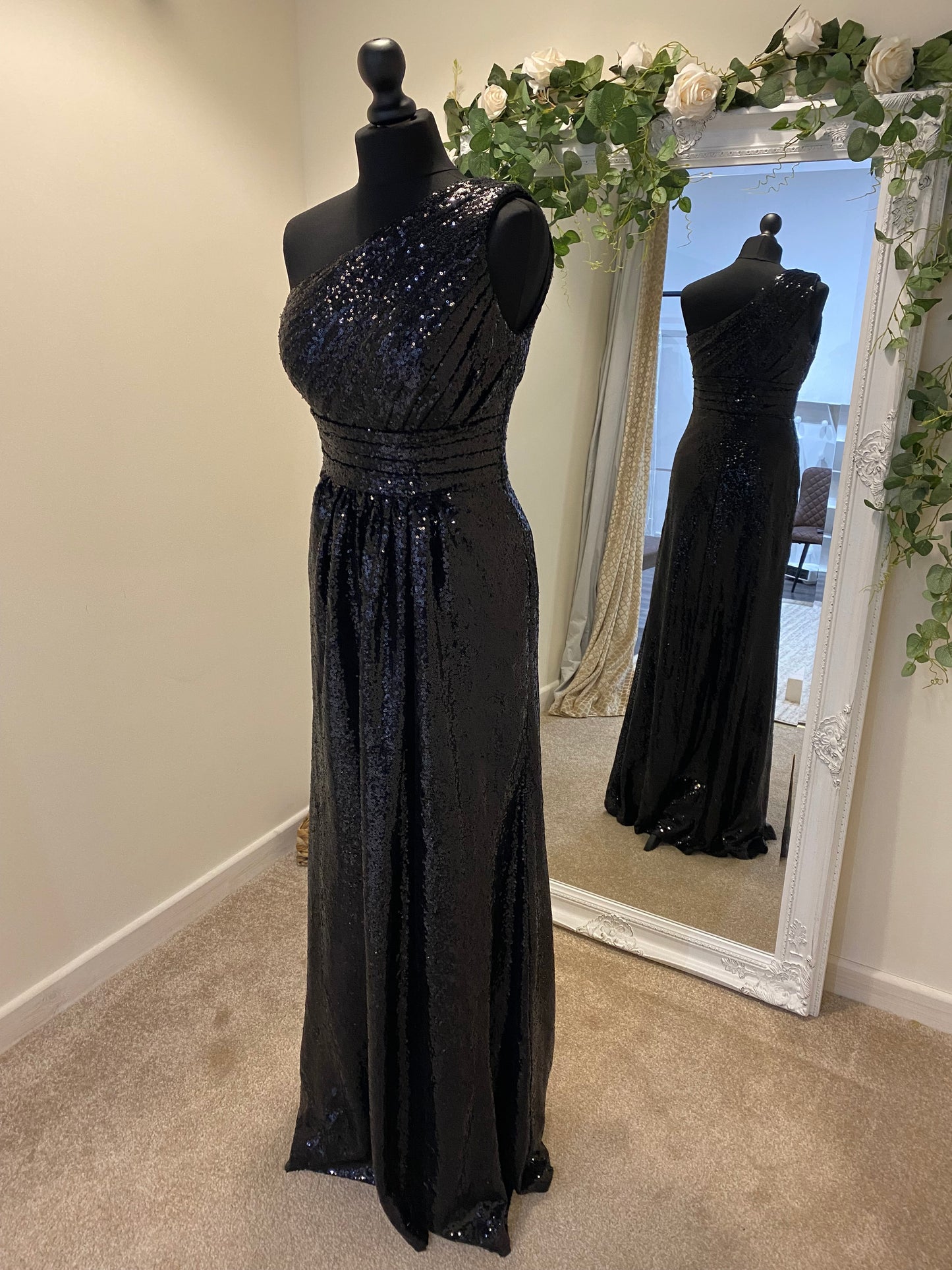 Prom Bailey Black Sequin UK 10