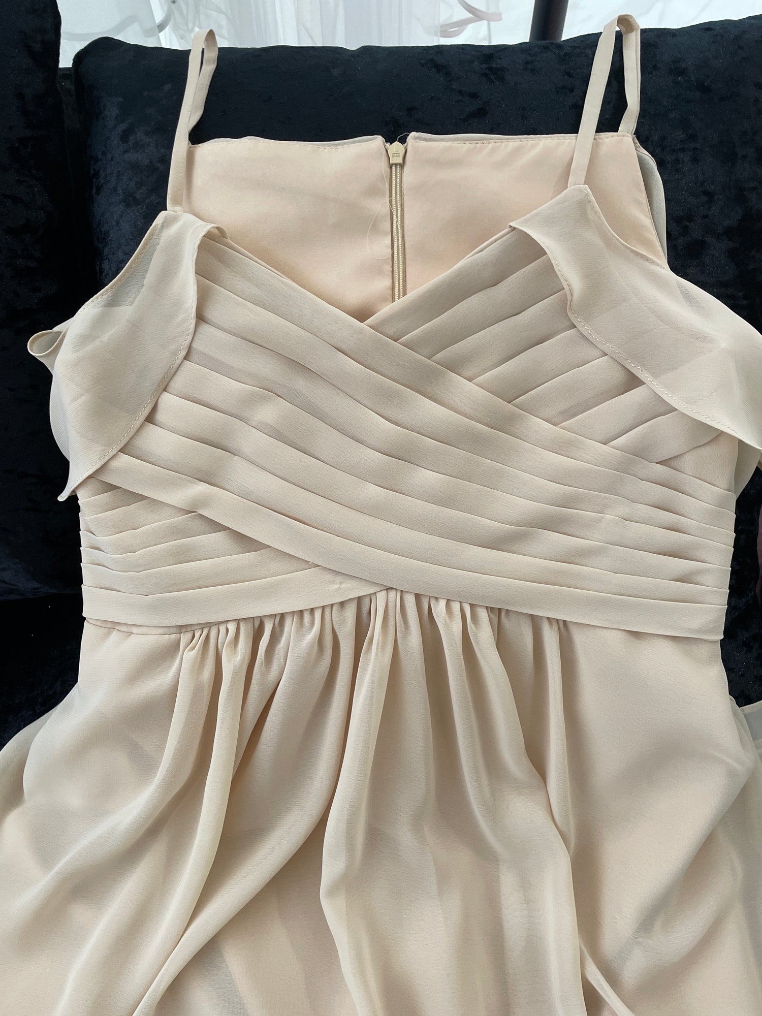 bridesmaid dresses swansea Stacees One-Shoulder Bow Stretch Satin Bridesmaid Dress with Slit