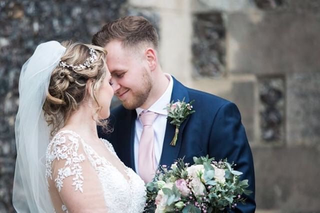 Rose Gold Wedding Tie