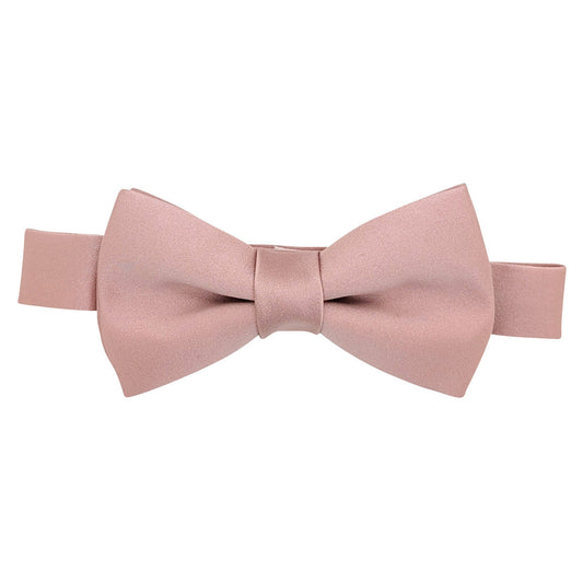 Suede Pink Boys Bow Ties
