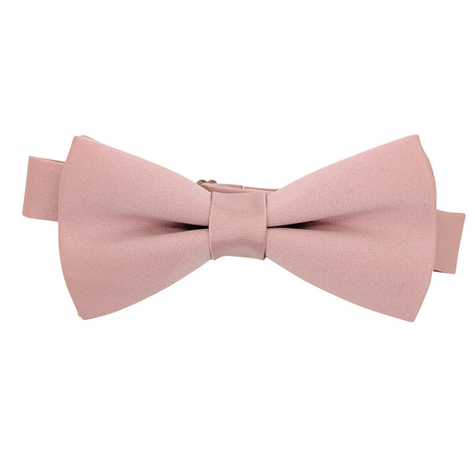 Suede Pink Bow Tie