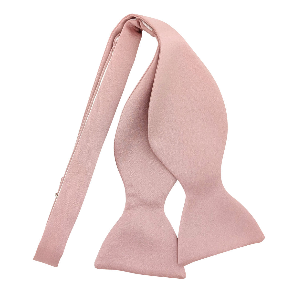 Suede Pink Bow Tie