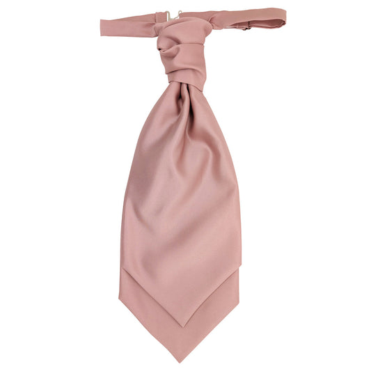Suede Pink Wedding Cravat