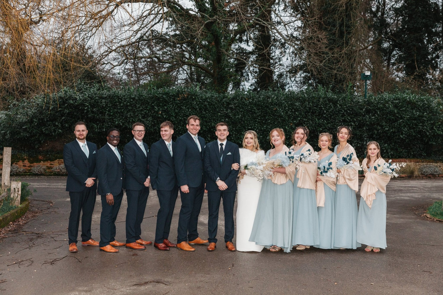 Dusty Blue Wedding Tie
