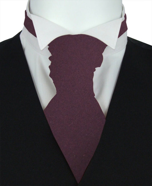 Plum Boys Wedding Cravat