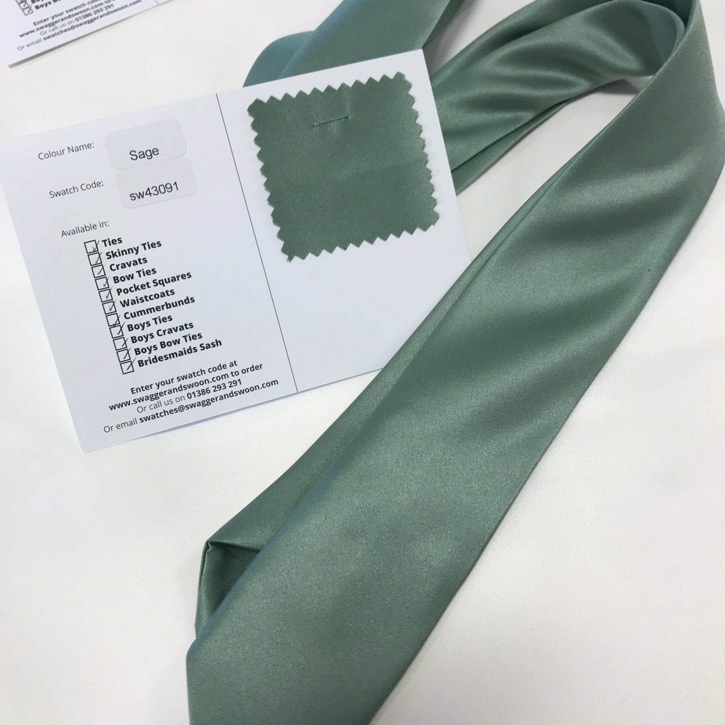 Sage Wedding Tie