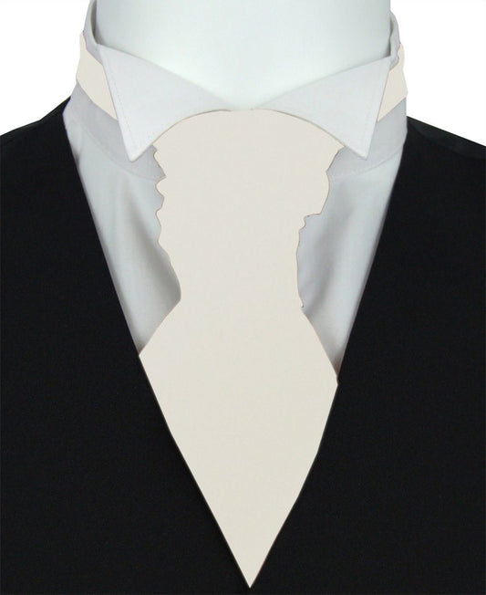 Snowdrop Ivory Wedding Cravat