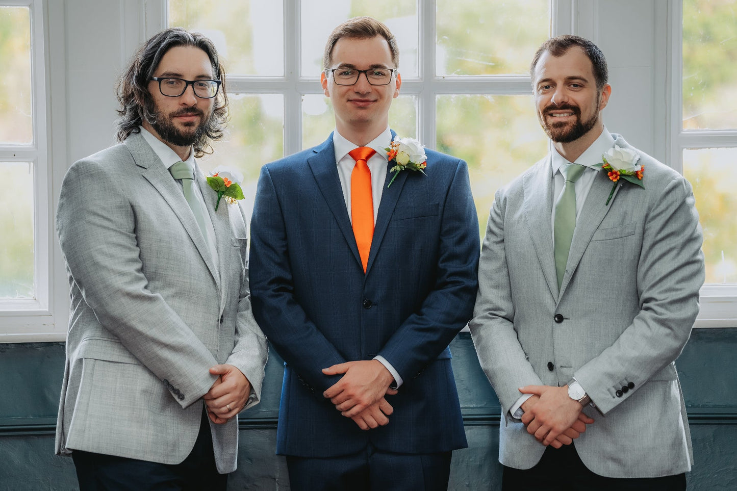 Light Sage Wedding Tie